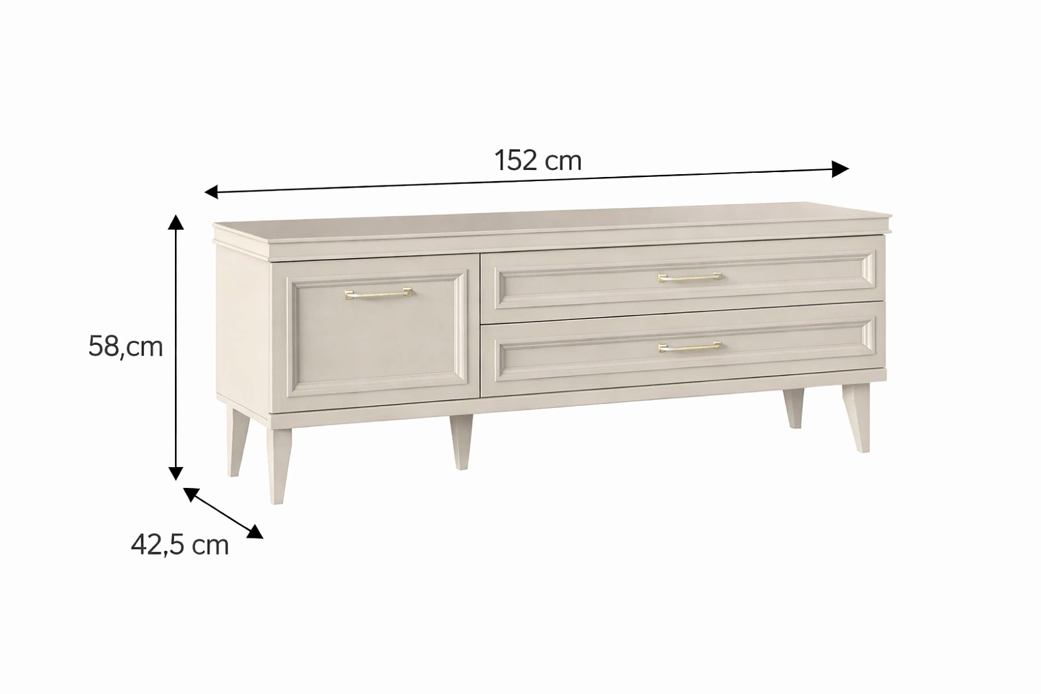 Тумбы под телевизор - изображение №4 "Тумба Орландо под телевизор"  на www.Angstrem-mebel.ru